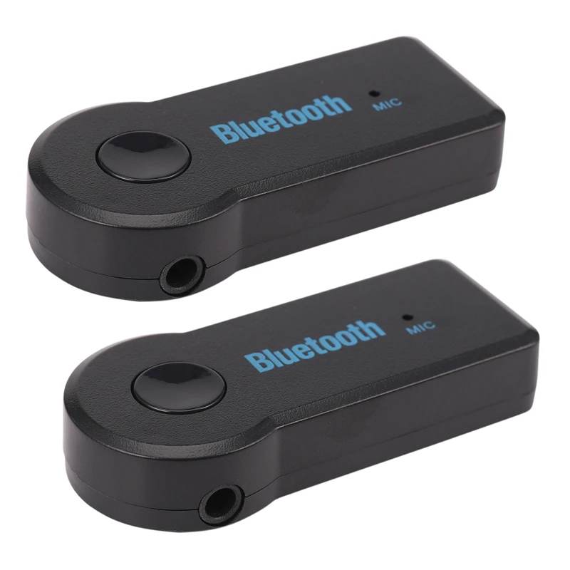 

HFES 2X беспроводной Bluetooth 3,5 мм AUX аудио стерео музыка домашний Автомобильный приемник адаптер микрофон