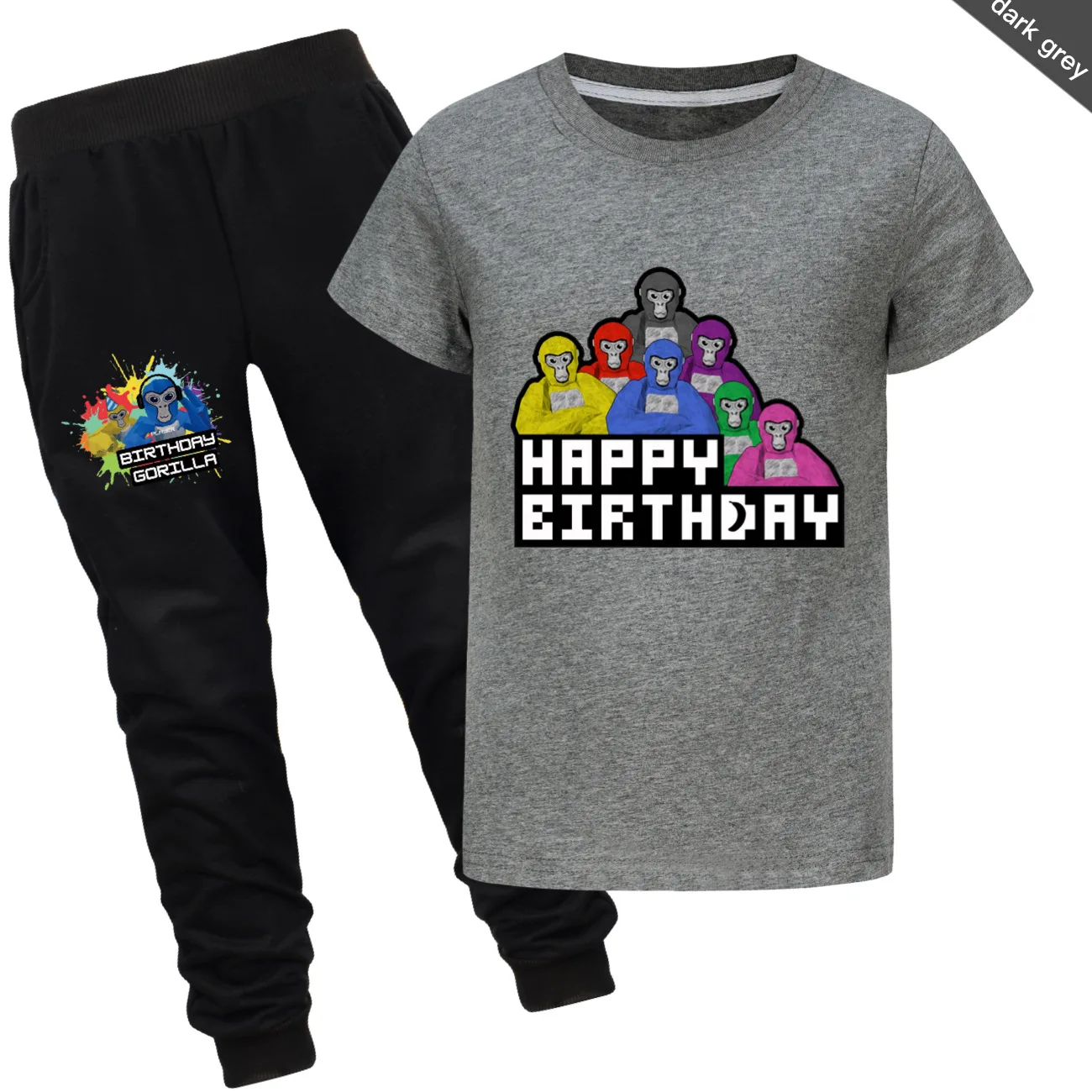 Рубашка Game Gorilla Tag детская летняя одежда 2024 года футболка с короткими рукавами и