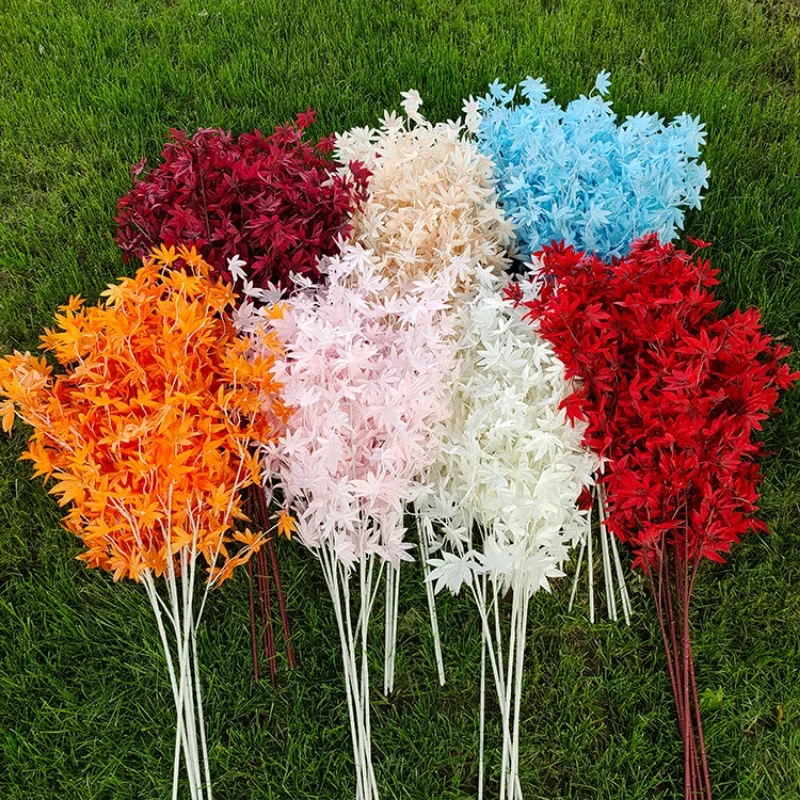 Туманный Искусственный кленовый лист 90 см