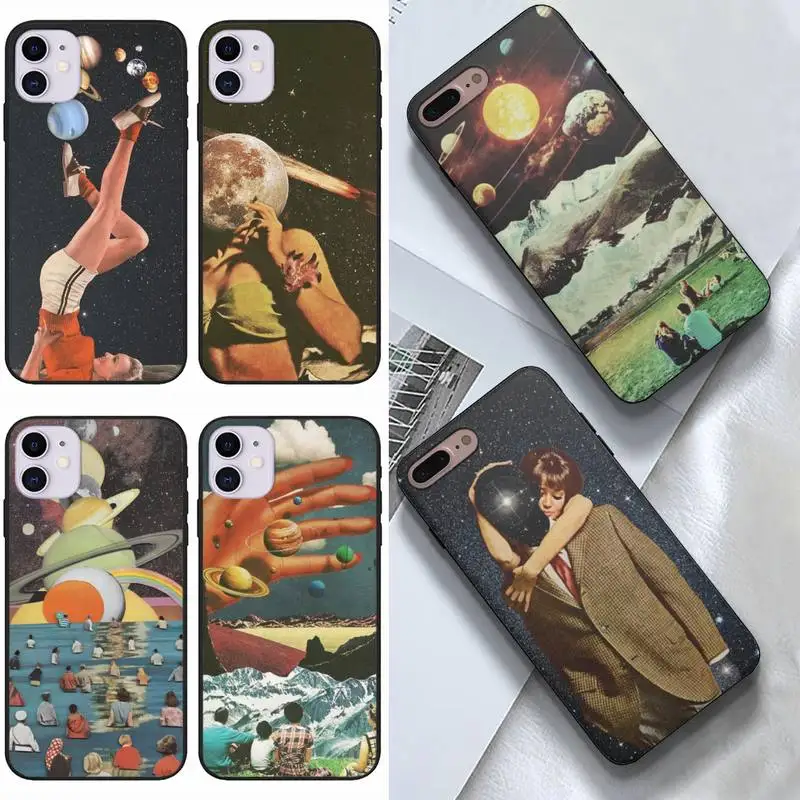 

Vintage Trippy Art Aesthetic Phone Case Fundas Shell Cover For Iphone 6 6s 7 8 Plus Xr X Xs 11 12 13 Mini Pro Max