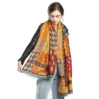 18090cm women silk winter scarf luxury hot stamping design print lady beach shawl scarves fashion smooth foulard female hijab