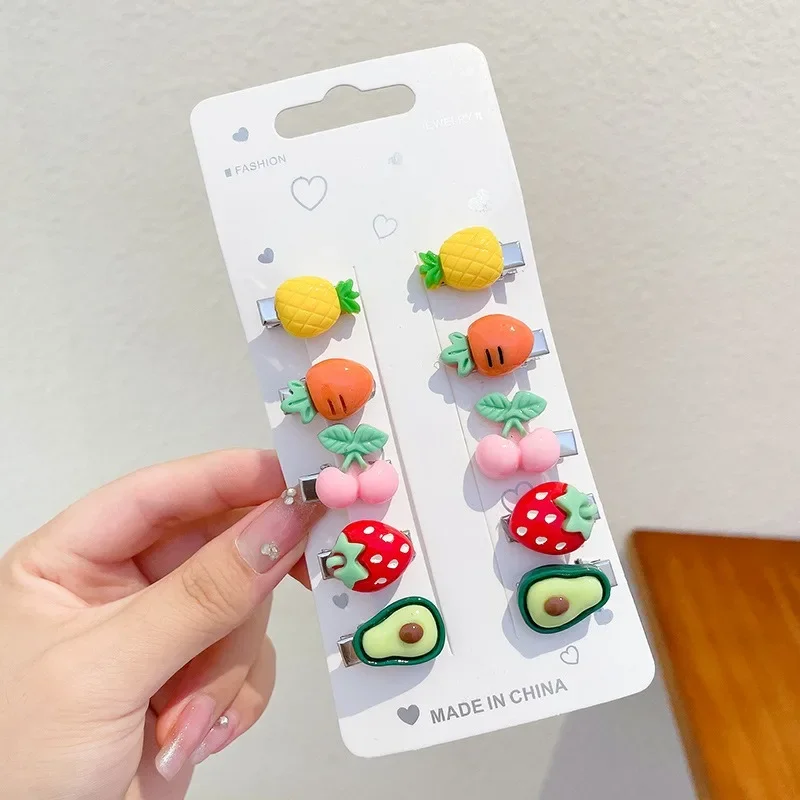 Супер милый детский мини-набор заколок для волос с челкой и сломанными заколками