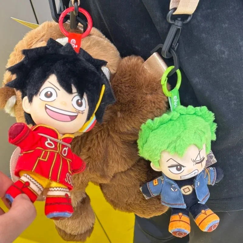 Лицензионная плюшевая игрушка EAKI из серии One Piece в формате сюрприз-бокса: Луффи, Зоро, Нами и весь экипаж. Милый настольный декор, аниме-сувенир, подарок для фанатов аниме, игрушка для хобби. (art.: 3920dce35ee77) - 3920dce35ee77