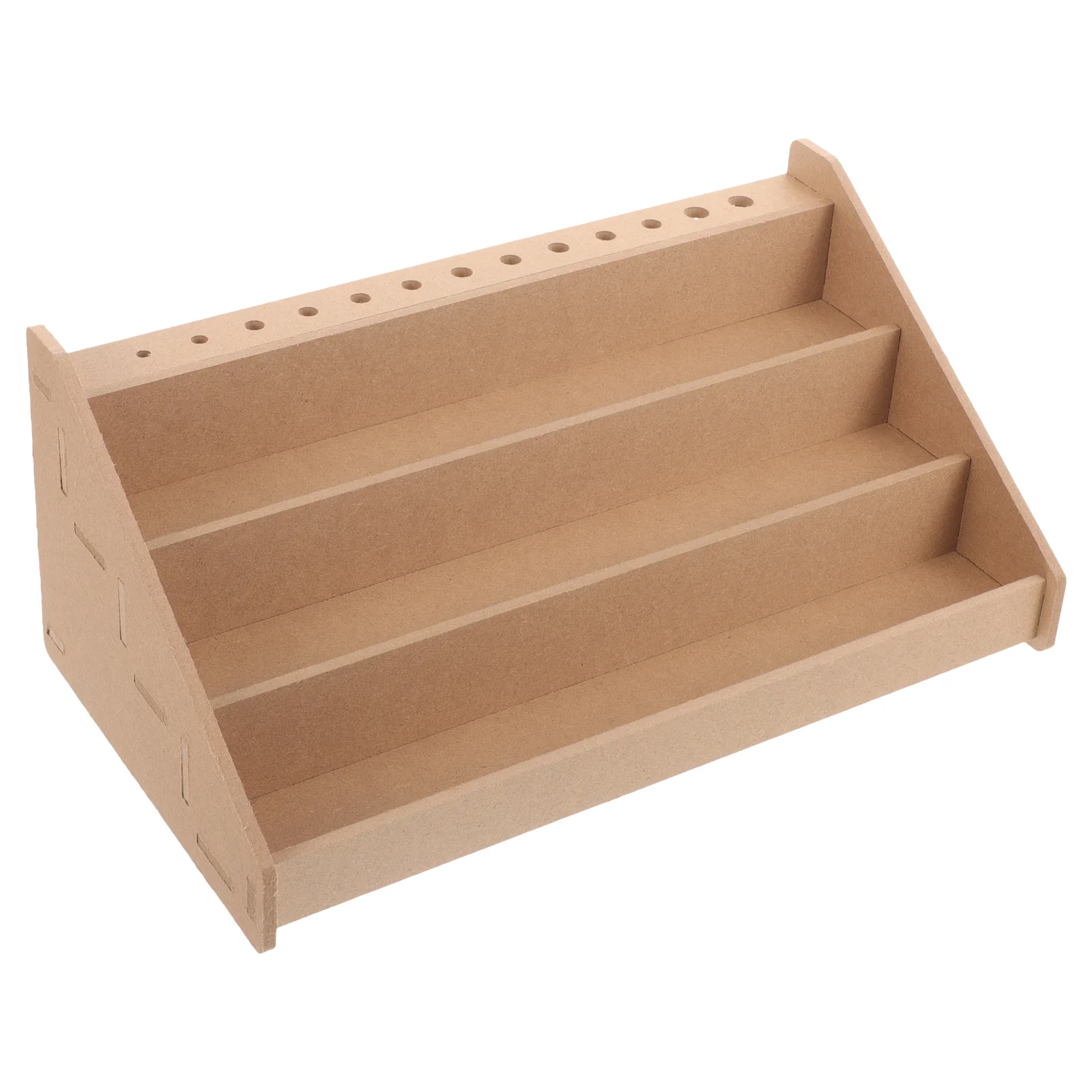 Трехслойный органайзер для краски держатель кистей деревянные бутылки стойка