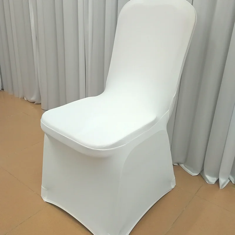 Утолщенный однотонный флип-чехол эластичный Чехол для стула свадебного банкета