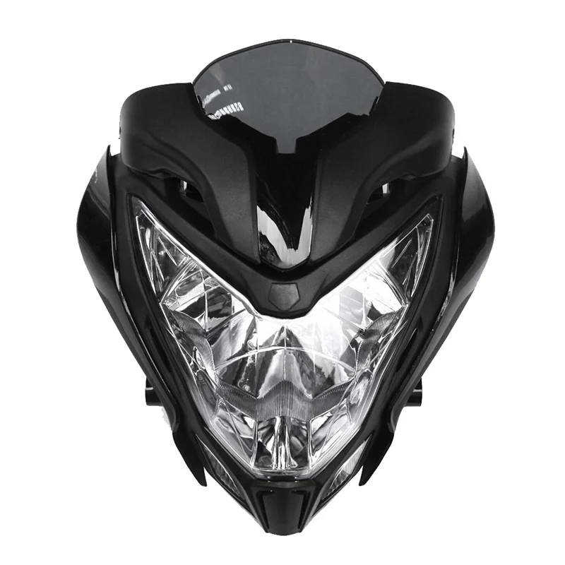 Черная фара для мотоцикла в сборе BAJAJ PULSAR 150 200
