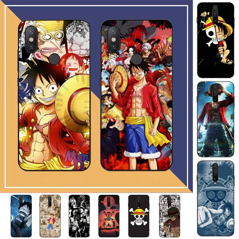 

BANDAI One Piece luffy Phone Case for Redmi Note 8 7 9 4 6 pro max T X 5A 3 10 lite pro