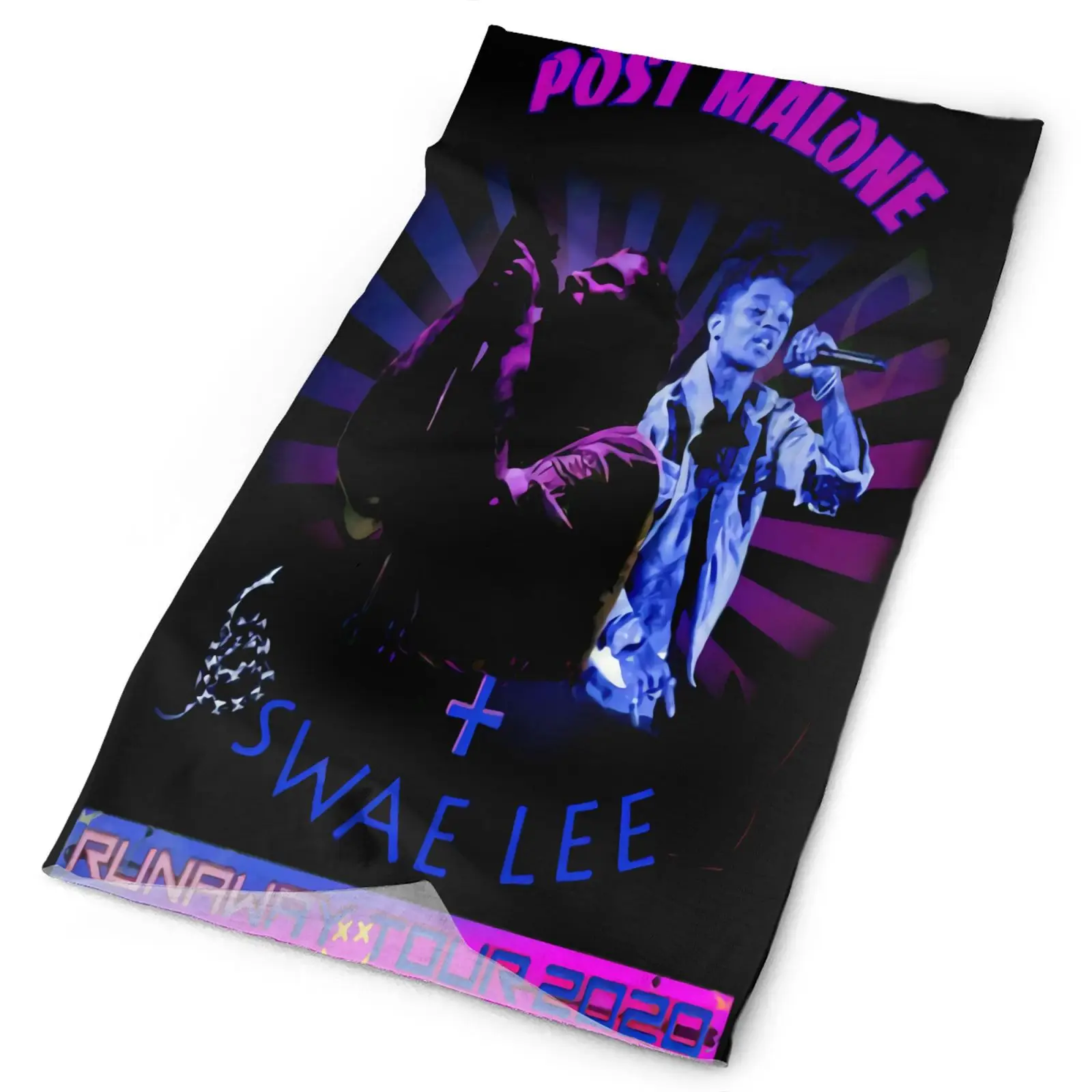 

Post Malone Runaway Tour Date 2020 Men's Bandana Tourism Mask Masks Ski Mask For Snowboard Scarf For Men Scarf For Men Hunting