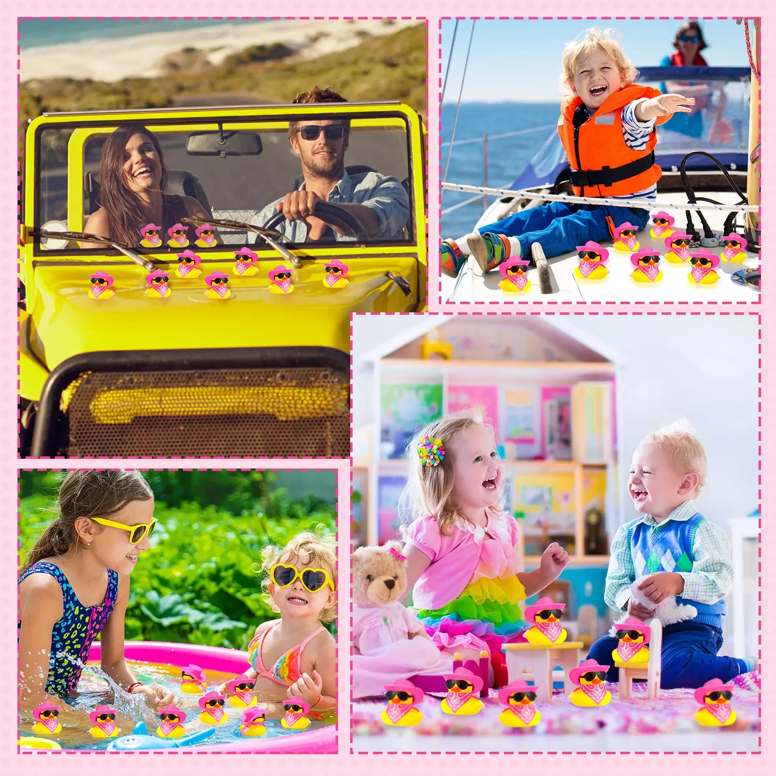 6122448 Set Cowboy Rubber Duck Mini Yellow Duckies Party Toy Tiny Ducks Toy for Summer Birthday Swimming Party Favor (art.: 3920ca2368bbe) - 3920ca2368bbe