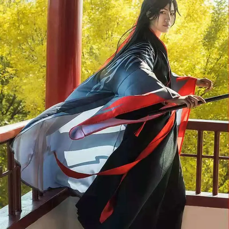 Мужской и Женский костюм для косплея Hanfu Mo Dao To Shi Wei Wuxian одежда Weiying Yiling Ancor Lan Wang Ji