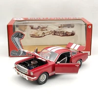 cobra 118 1966 ford mustang shelby gt 350 dc35003 red diecast model car limited collectibles used