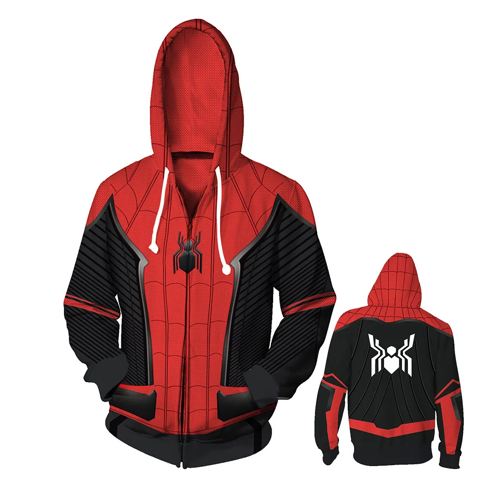 

Толстовка с капюшоном «Человек-паук», с 3D-принтом