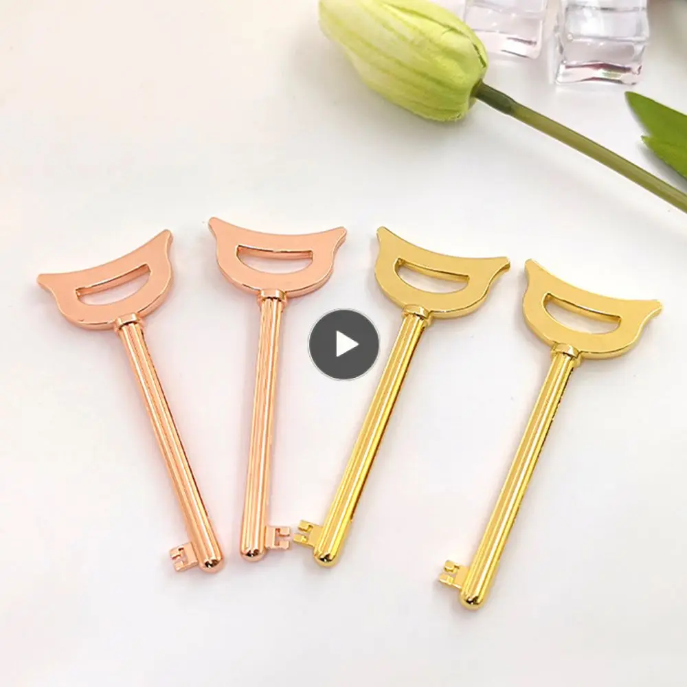 Convenient Portable Zinc Alloy Multifunctional Creative Simple Toothpaste Squeezer Extruder Bathroom Tools Pigment
