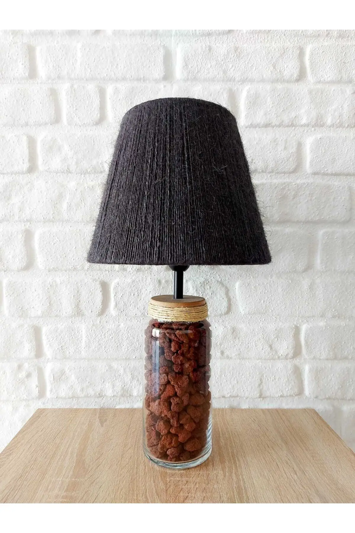 

Volcano Red Glass Leg Lampshade