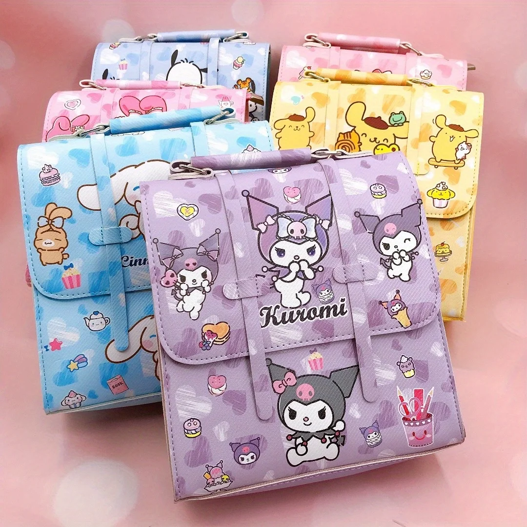 Семейная Милая мультяшная Женская Ретро сумка Sanrio с сердцем 1 шт. через плечо