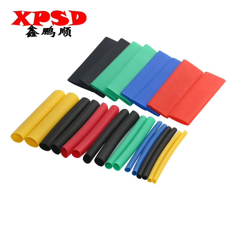 Набор полиолефиновых термоусадочных трубок в ассортименте 127 шт./328 шт./530 шт. для