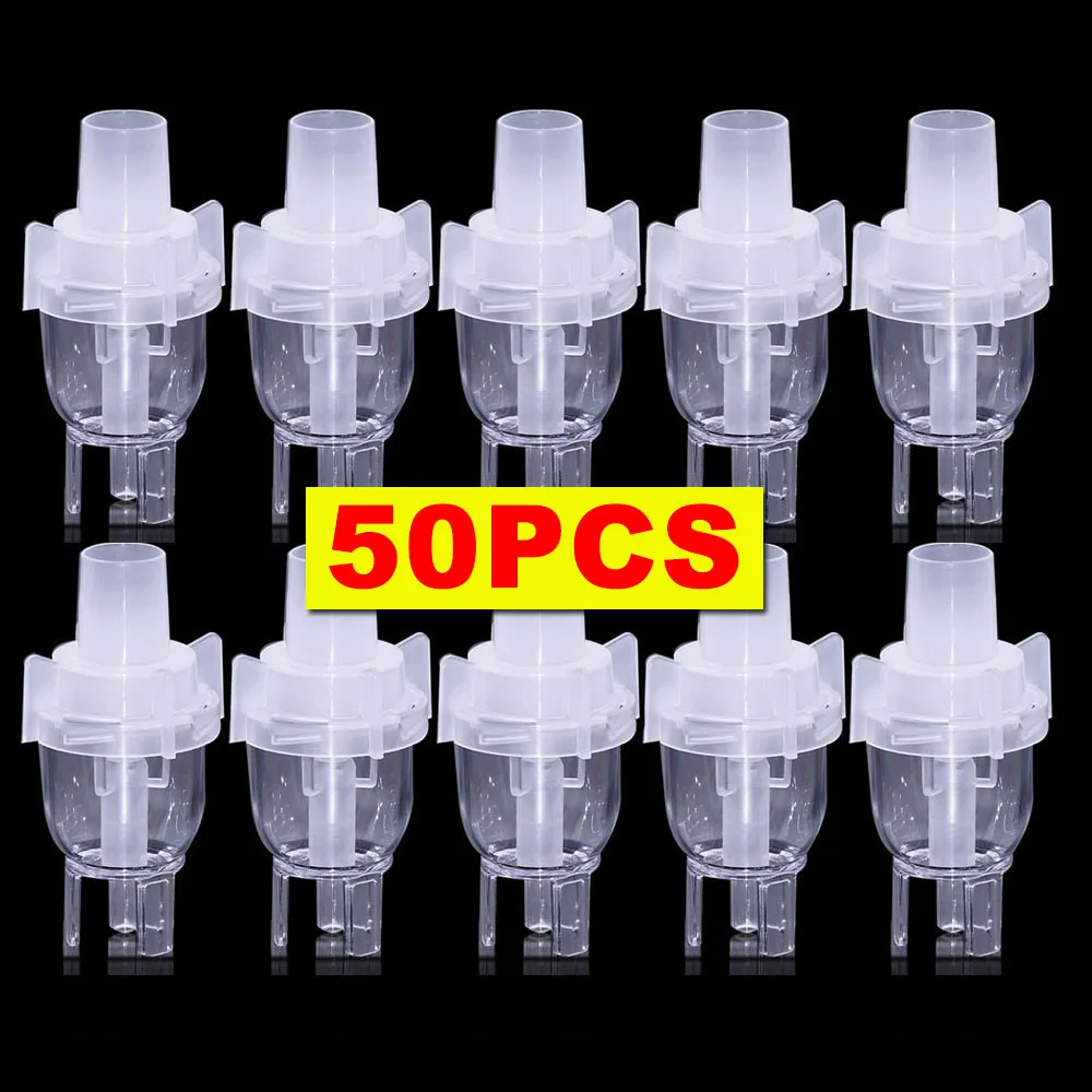 

50PCS Medicine Atomized Health Care Inhale Nebulizer Nebulizader Children Adult Rechargeable Automizer Tank Cup Sprayer