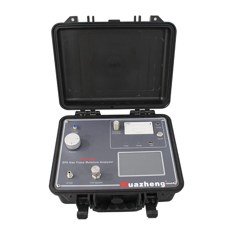 

Huazheng Electric portable SF6 Gas Trace Moisture Content Measuring Device sf6 micro water tester