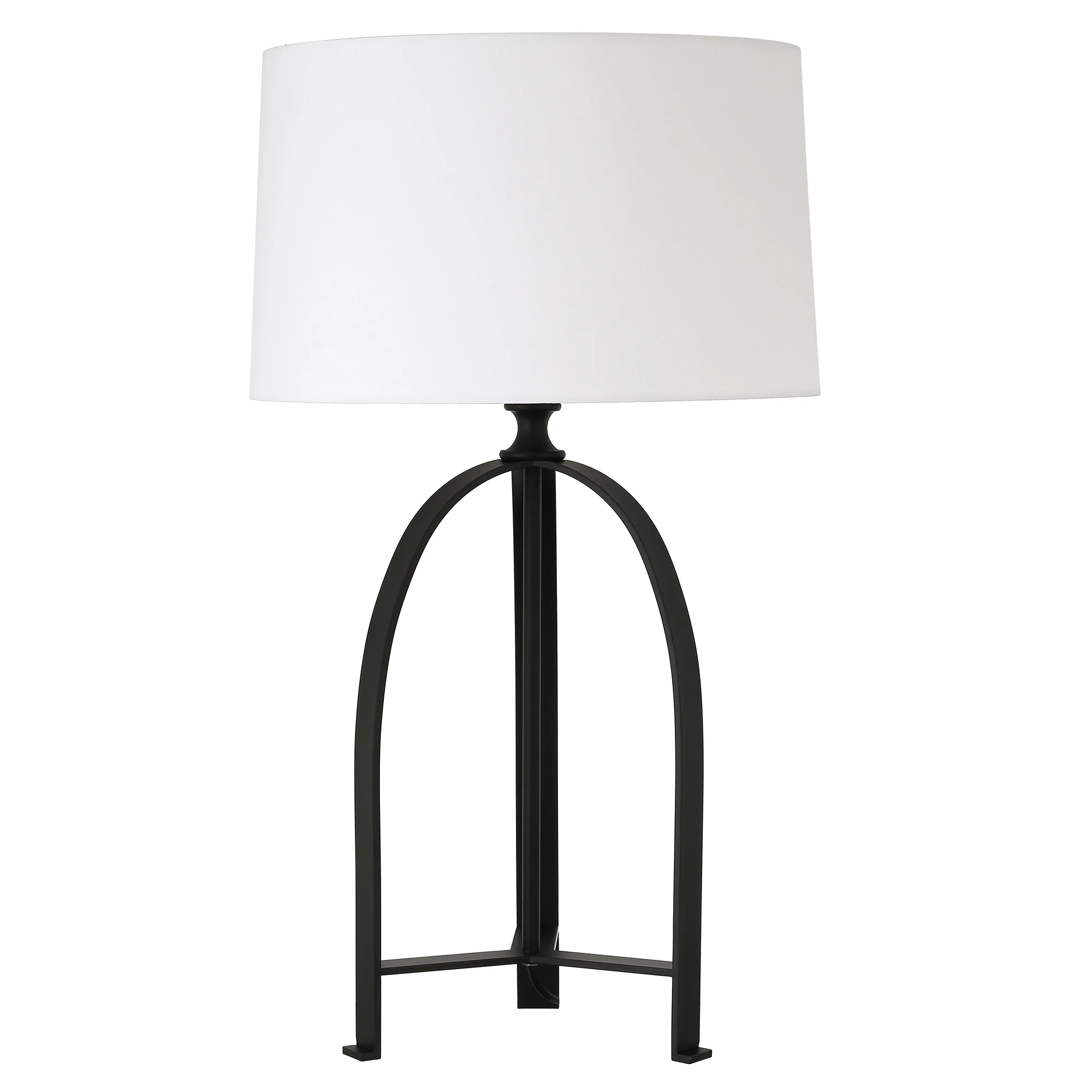 

Modern 26 in 1-Light Table Lamp, Black