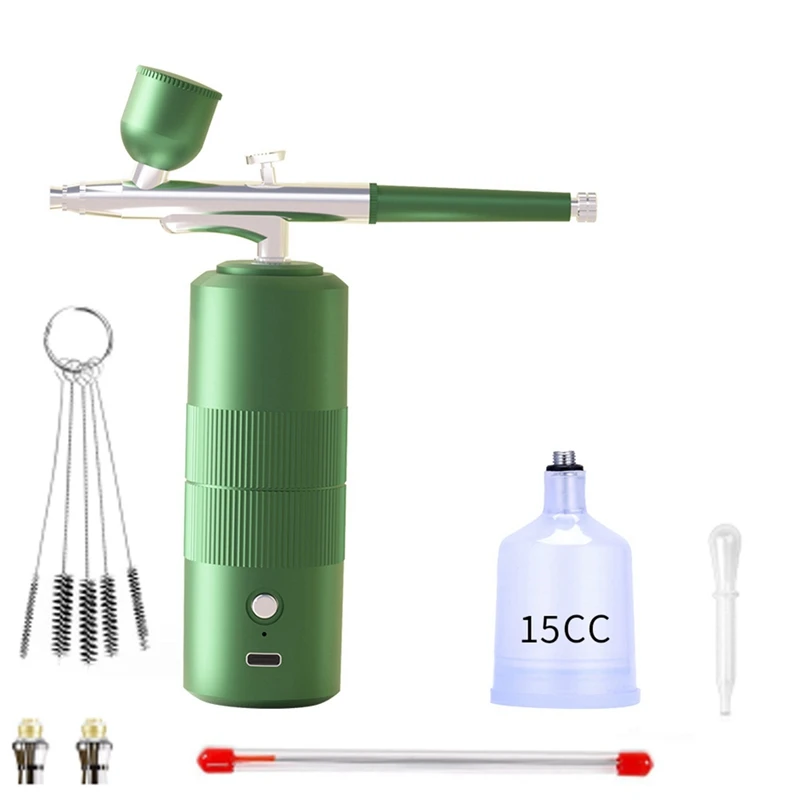 Портативный перезаряжаемый беспроводной аэрограф с компрессором распылитель