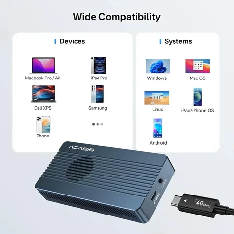 Корпус SSD Acasis TBU405PRO(M1) для Macbook