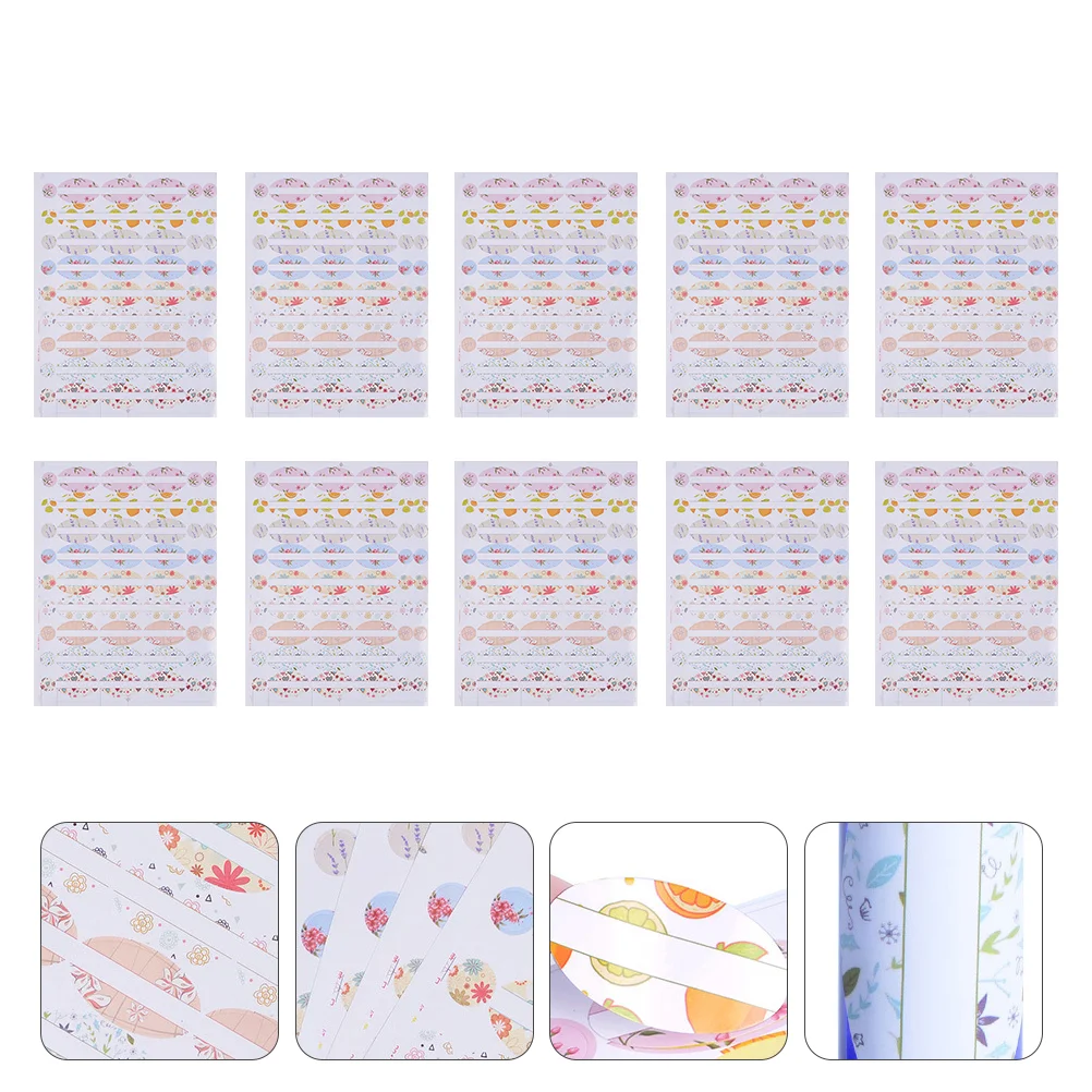 

10 Pcs Essential Oil Bottle Stickers Tag Perfume Mini Label Blank Labels Tags Paper