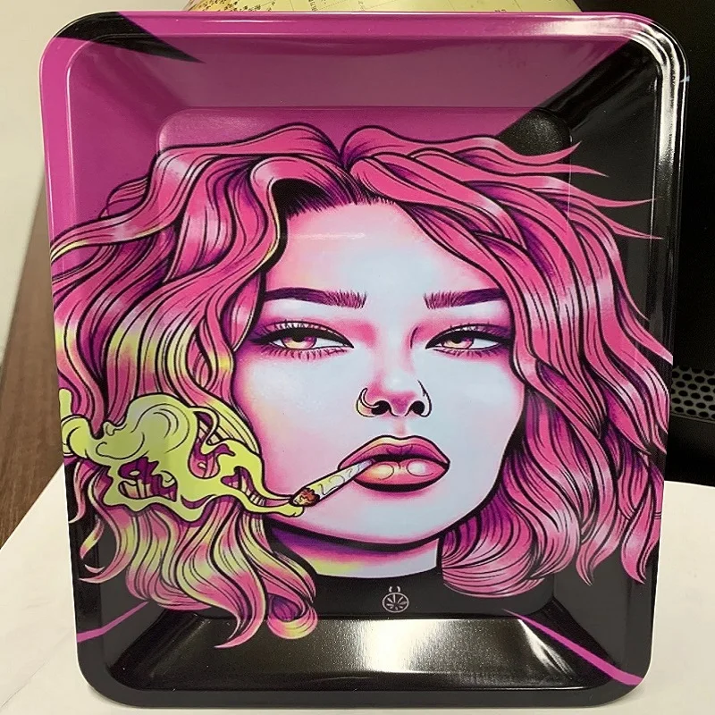 

Tobacco Rolling Tray Storage Plate for Smoking Herb Grinder Cigarette Container Handroller 18cm*12.5cm