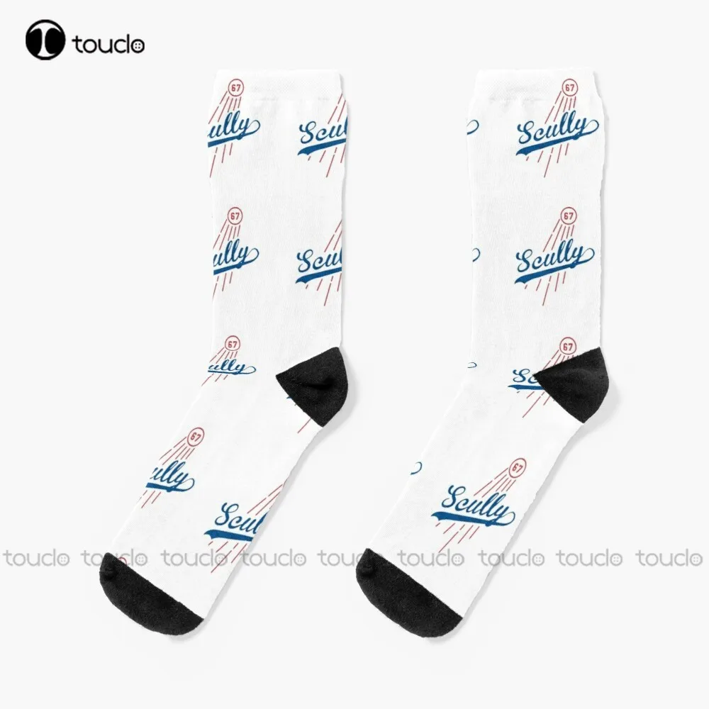 

Vin Scully 67 Socks Sock 360° Digital Print Custom Gift Street Skateboard Socks Unisex Adult Creative Funny Socks Halloween New