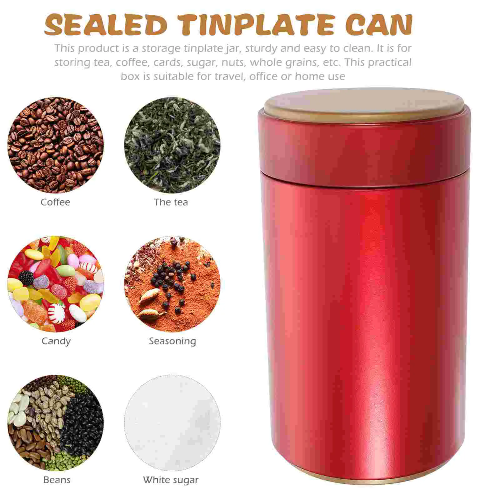 

3pcs Round Metal Tins with lids Empty Tin Box Containers Decorative Tins Gift Candy Loose Tea Storage Organizer Wedding Favor