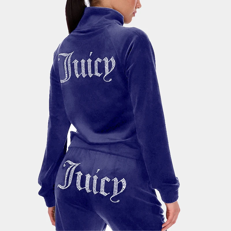 Женский Бархатный спортивный костюм из двух предметов флисовый с капюшоном и