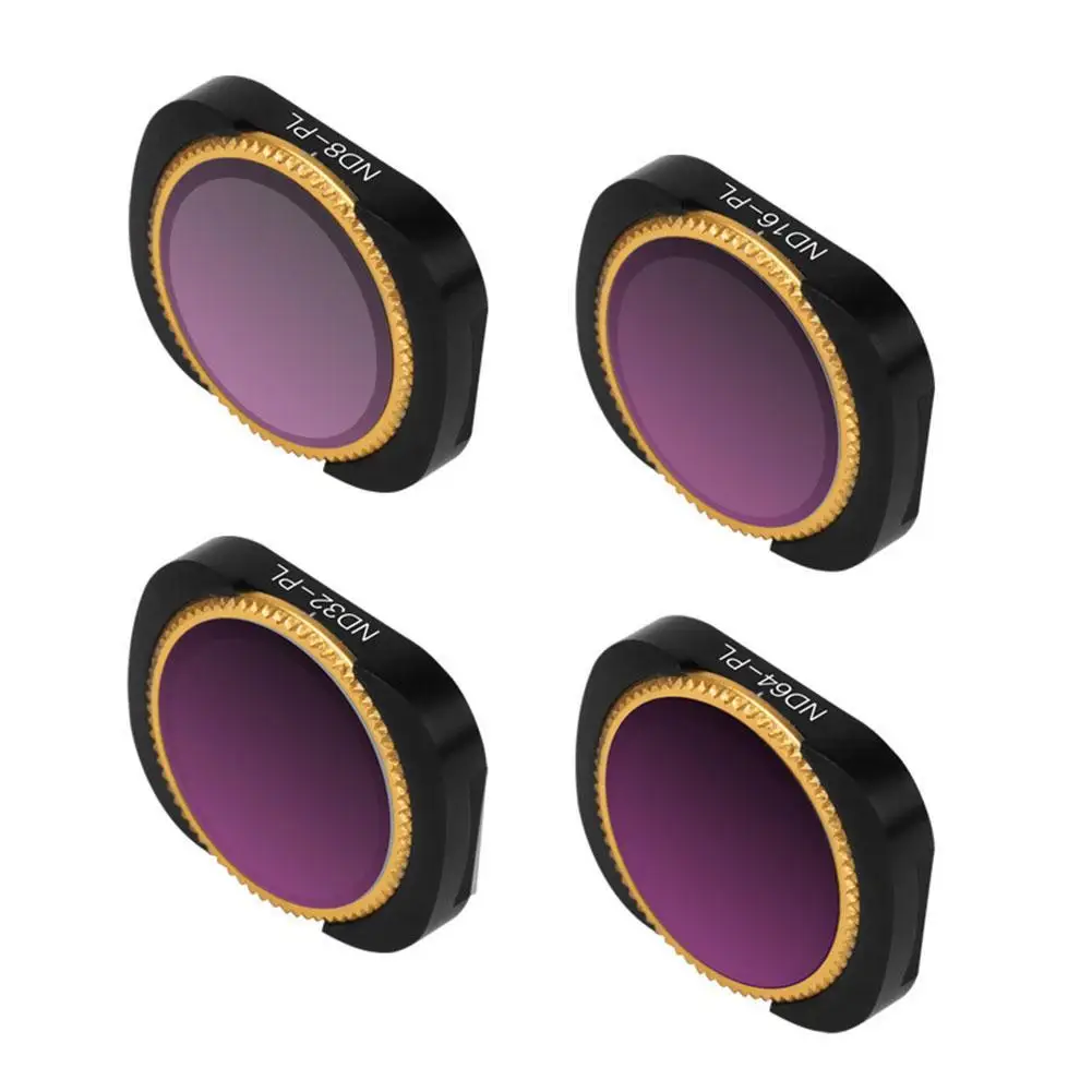 

4 шт., фильтры для объектива dji Osmo Pocket 3 NDPL ND16PL ND32PL ND64PL ND256PL