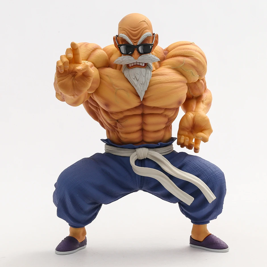 

24cm Dragon Ball Z Muscle Master Roshi Kame Sennin PVC Figure Model Desktop Collection Decoration Toy