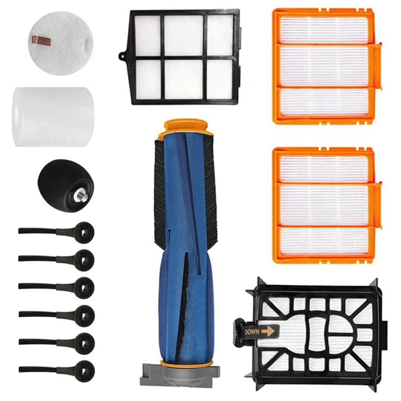 

Replacement Main Brush Side Brush HEPA Filter Compatible For Shark AV2501AE AV2502AE Robot Vacuum Cleaner Accessories