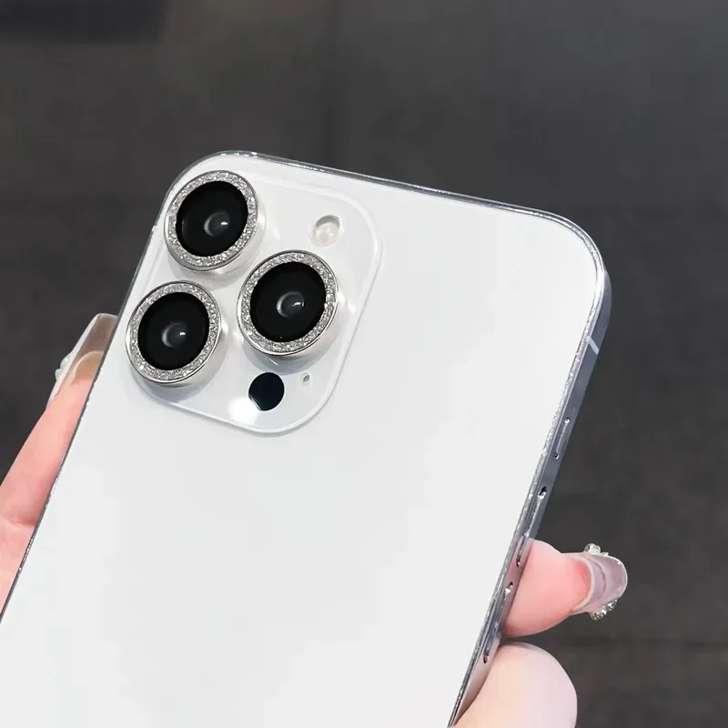Защитное стекло для объектива камеры с бриллиантами IPhone 16 15 Pro Max Plus защитная