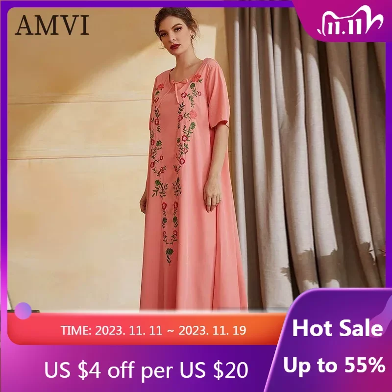 

Fashion Dress Women Skirt Casual Loose Bodycon Elegant Clothing Muslim Dresses Print Long Skirts New Sexy Flower Dresses 2023