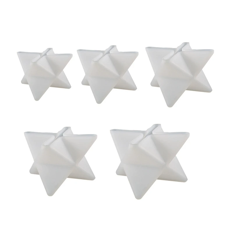 

Star Silicone Resin Mold Jewelry Ornaments Mold DIY Making Wall Hanging Home Decoration Supplies Pendant Resin Molds