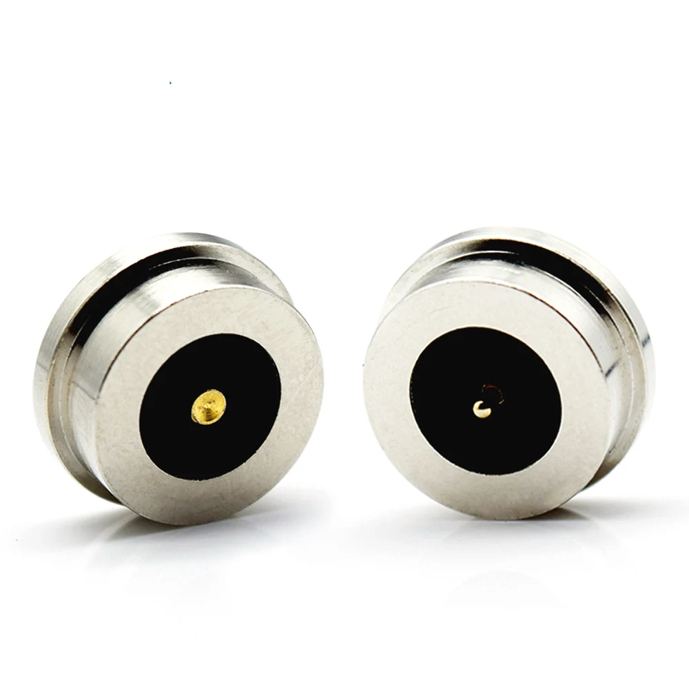 

1pin Magnetic pogo pin connector waterproof 5V2Acharging headHigh Current Strong waterproof LED Light Power Socket DC Connector