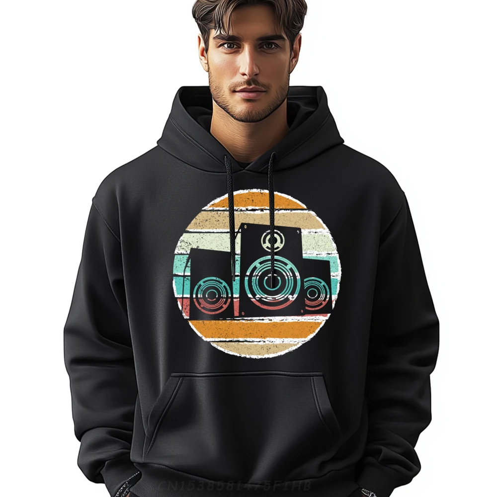 Ретро аудиоинженер звук винтажный музыкальный продюсер дизайнерская одежда