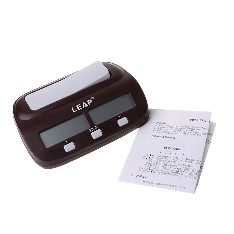 

Digital Chess Clock, Compact Stopwatch Board Clock with Competition Timer 918E