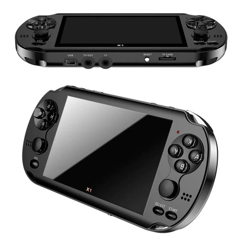 

Newest 4.3 Inch Handheld Portable Game Console Dual Joystick 8GB Preloaded 1000 Free Games Support TV Out Video Game Machine