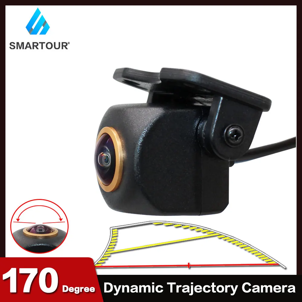 

170 degrees Night Vision Auto Assistance New Intelligent Dynamic Trajectory Parking Line Car Reverse Backup Rear View Camera