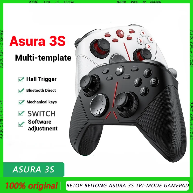 Betop Beitong Asura 3s трехрежимный геймпад джойстик механические клавиши триггерные