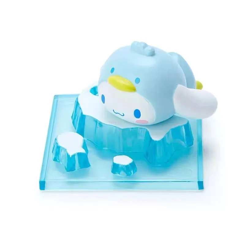 Sanrio аниме Мелодия КТ Кот глухая коробка Kawaii экшн-фигурка загадочная Cinnamoroll Пом