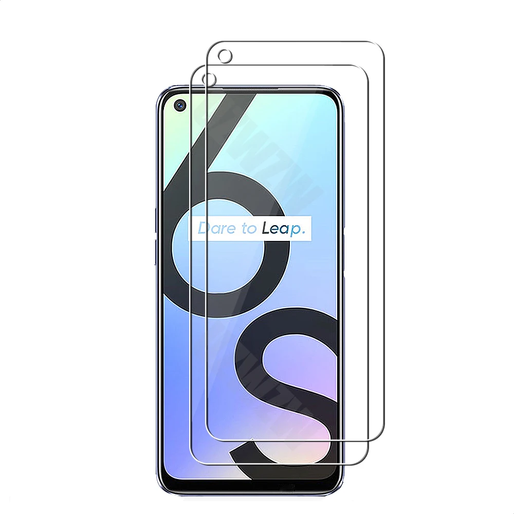 

For Realme 6S Explosion Proof 2.5D 0.26mm Tempered Glass Screen Protectors Protective Guard Film HD Clear