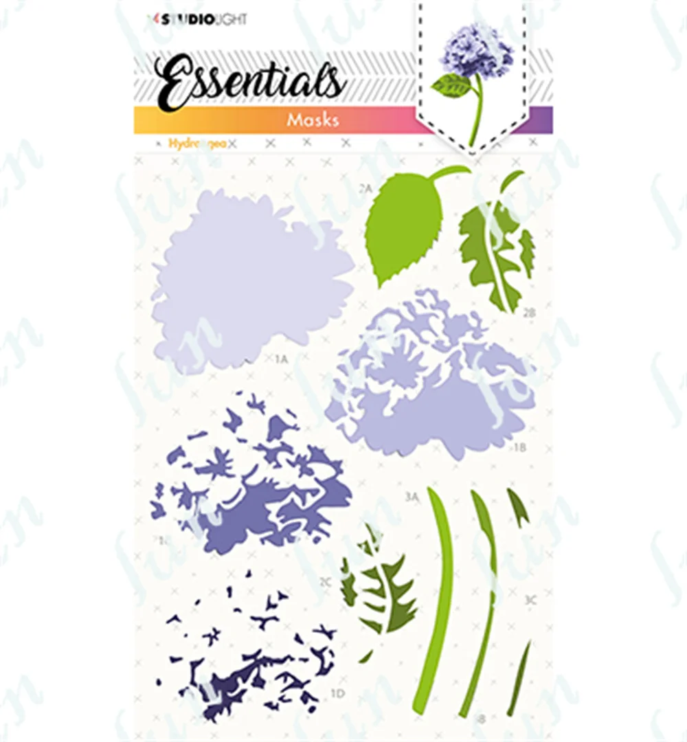 

DIY Hydrangea Layered Stencil Reusable Handmade Scrapbook Photo Stamp Greeting Cards PAPER Crafts Decoration Embossing Template