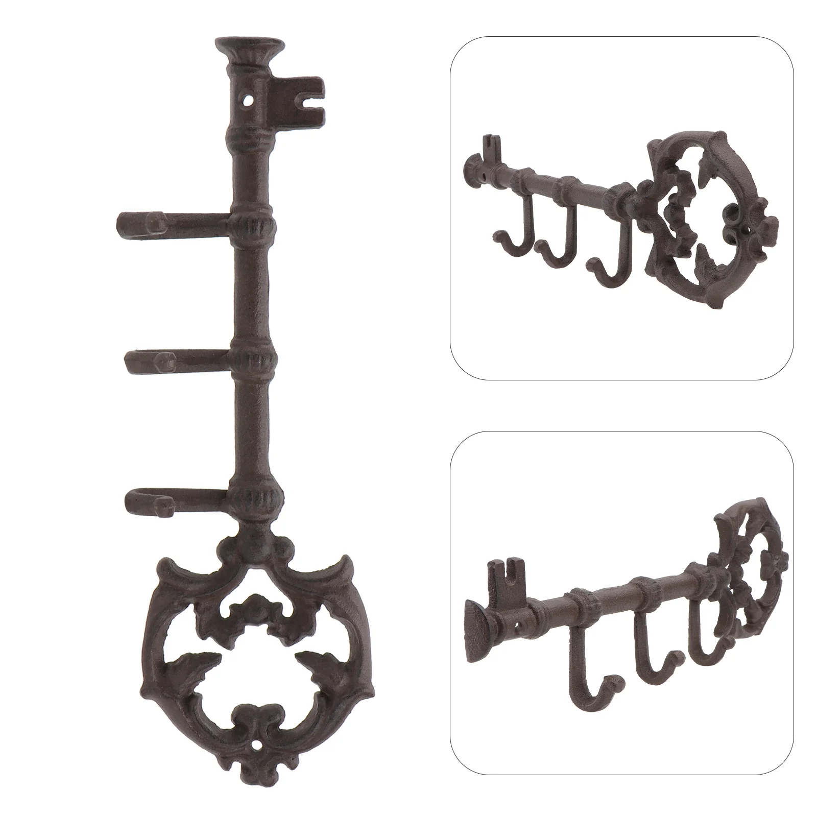 

1Pc Simple Iron Hook Wall Hanging Hook Loft Apartment Key Hanger for Home