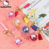 cartoon doll sanrio hello kitty keychains anime pikachu keying model kawaii pendant car accessories decor children toys gift y2k