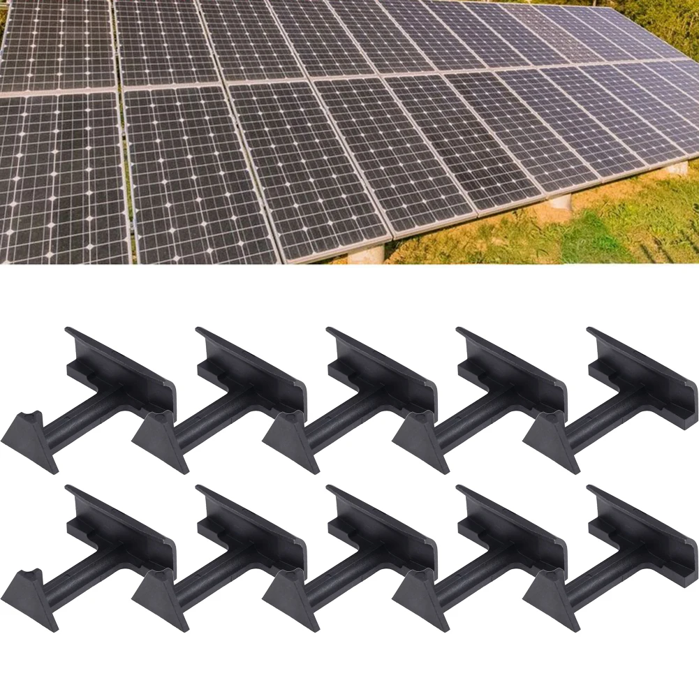 

10Pcs Solar Panel Water Drainage Clips 30/40/35mm Photovoltaic Panel Water Drained Away Clip- Auto Remove Stagnant WaterDust