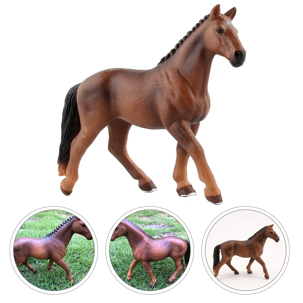 

Hannover Horse Model Simulation Mini Toys Kids Realistic Figurine Christmas Decorations Indoor Wild Household