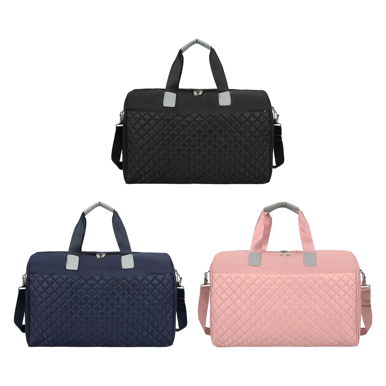 

Portable Travel Bag Oxford Cloth Large Capacity Versatile Holdall Travel Tote Travel Duffel Bag Women Fitness Bag Shoulder Bag